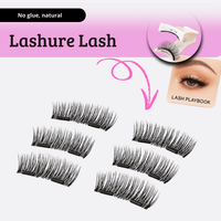 Lashure - Magnetic False Eyelashes (1 Pair)